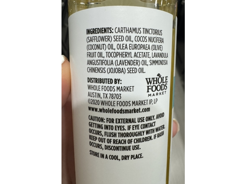 365 Whole Foods Market Baby Oil, 8 fl oz/237 mL