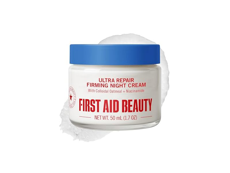 First Aid Beauty Ultra Repair Firming Night Cream, Colloidal Oatmeal + Niacinamide, 1.7 fl oz/50 mL