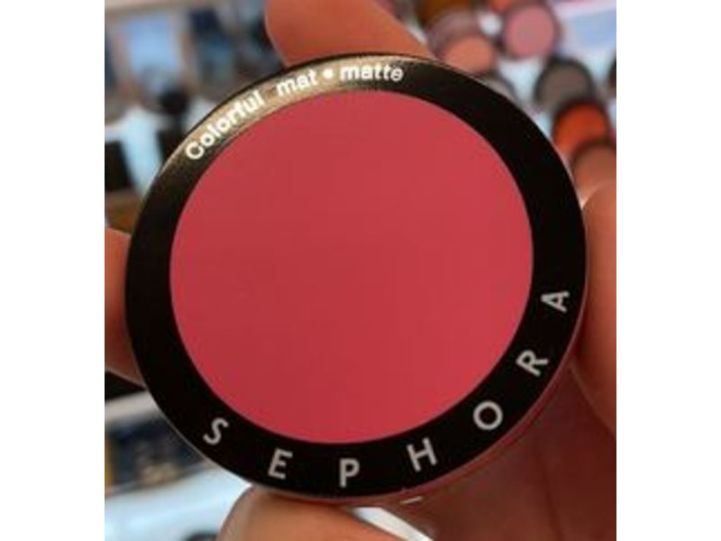 Sephora Colorful Matte Powder Blush, 17 Hey Jealousy raspberry pink, 0.12 oz/3.5 g