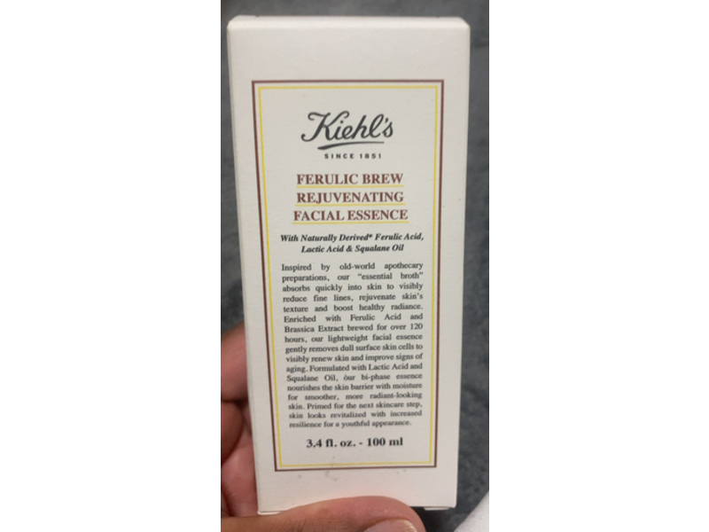 Kiehl's Ferulic Brew Rejuvenating Facial Essence, 3.4 fl oz/100 mL