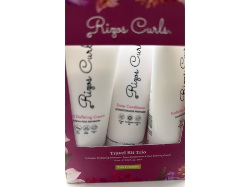 Rizos Curls Travel Kit Trio, 2.5 fl oz/75 mL, 3 Count