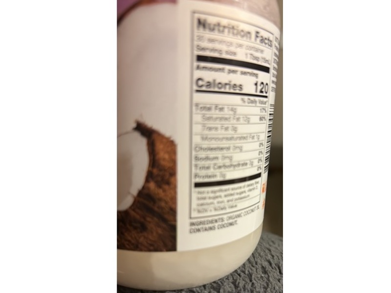 BetterBody Foods Organic Coconut Oil, 15.5 fl zo/458 mL