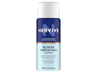 Nervive Blocks Nerve Pain Relieving Spray, 4.5 oz/127.6 g