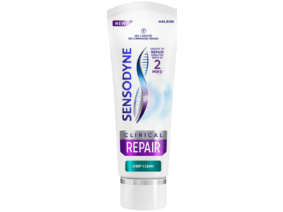 Sensodyne Clinical Repair Sensitive Toothpaste, Deep Clean, 75 mL
