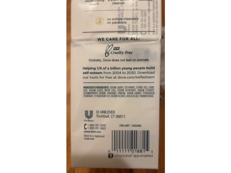 Dove Deep Moisture Bar, Original, 60 oz/1.70 kg, Pack Of 16