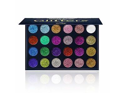 Aolailiya 24 Color Pressed Glitter Eyeshadow Palette