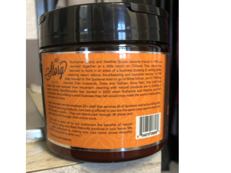 Maid Naturally Abrasive Scrub, Citrus, 17.5 oz