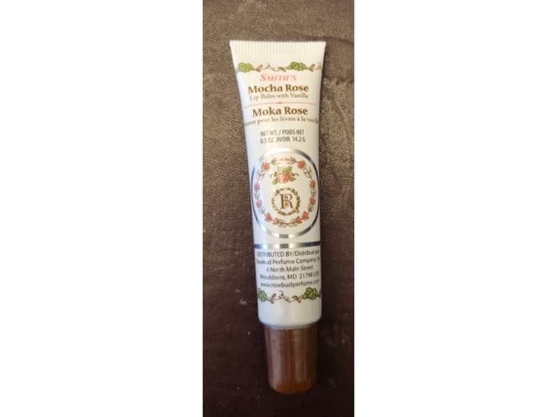 Rosebud Perfume Lip Balm, Mocha Rose, 0.5 oz/14.2 g