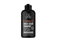 No Gray Quick Permanent Hair Color Shampoo, Dark Brown, 8.45 fl oz/250 mL - thumbnail 1