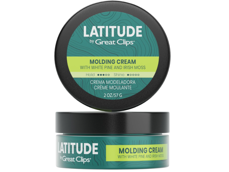 Latitude By Great Clips Molding Cream, White Pine & Irish Moss, 2 oz/57 g