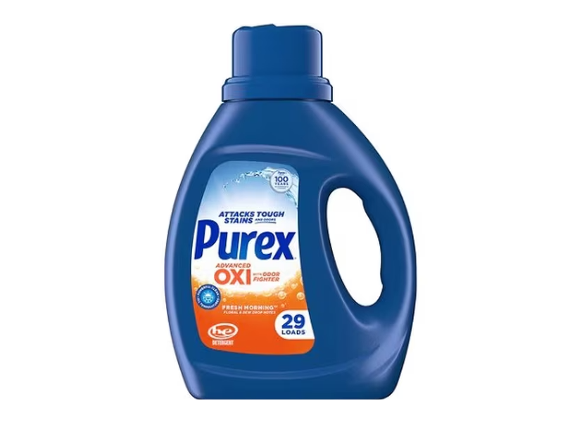 Purex Advanced Oxi Odor Fighter Liquid Detergent, Fresh Morning, 29 Loads, 40 fl oz/1.18 L