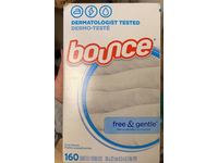 Bounce Fabric Softener Dryer Sheets, Free & Gentle, 160 Count. - thumbnail 2