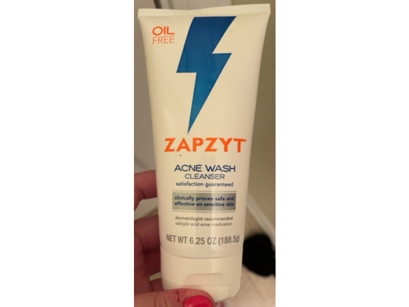 Zapzyt Acne Wash Cleanser, 6.25 oz/188.5 g, Pack Of 2