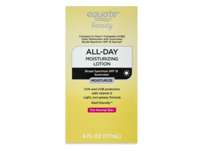 Equate All-Day Moisturizing Sunscreen Lotion, SPF 15, 6 fl oz/177 mL