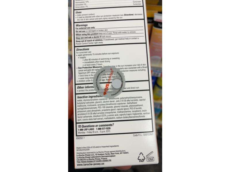 La Roche - Posay Anthelios Melt - In Milk Sunscreen, SPF 60, 5.0 fl oz/150 mL