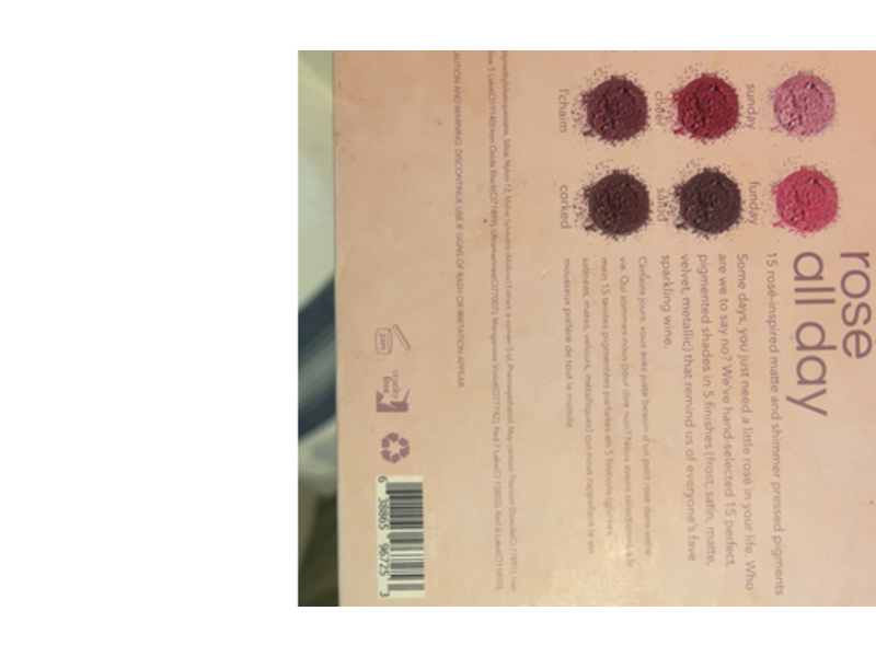 Karity 15 Rose All Day Bubbly Eyeshadow Palette, 0.69 oz/19.5 g