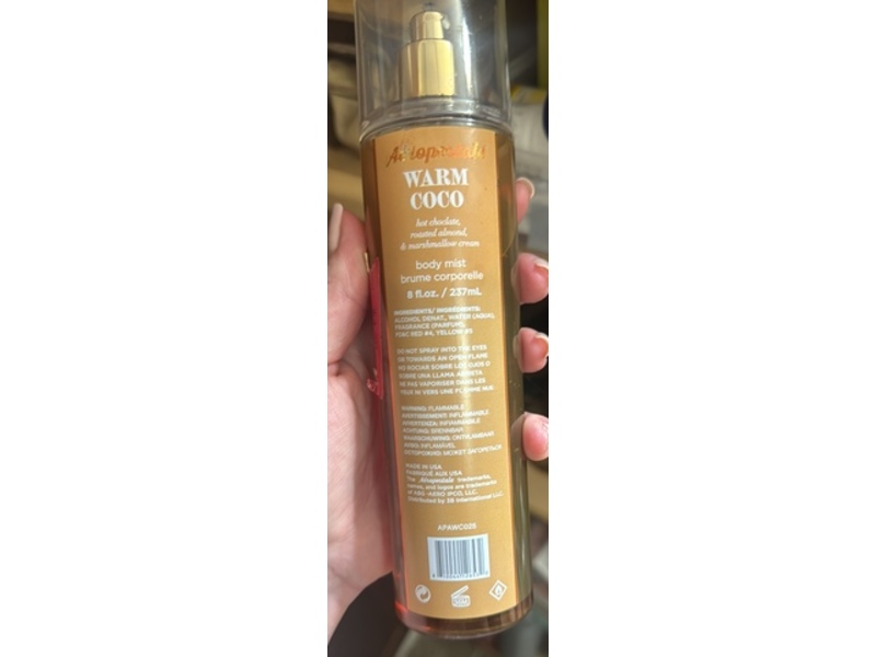 Aeropostale Fine Fragrance Mist, Warm Coco, 8 fl oz/237 mL