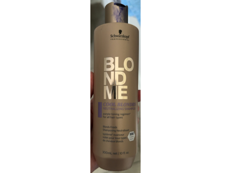 Schwarzkopf Blondme Neutralizing Shampoo, Cool Blondes, 10 fl oz/300 mL