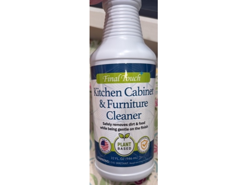 Final Touch Kitchen Cabinet & Furniture Cleaner, 32 fl oz/946 mL