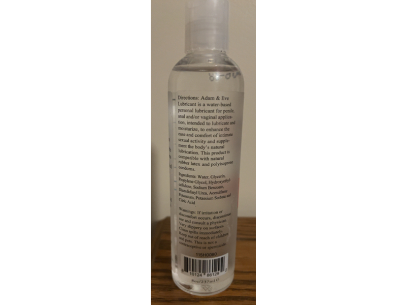 Adam & Eve Lube, 8 oz/237 mL