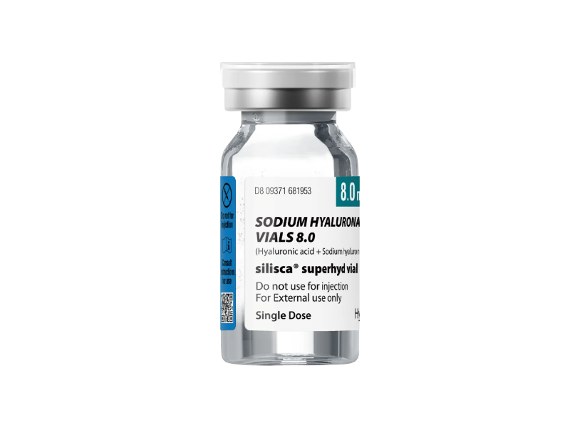 Silisca SuperHyd Vials, Sodium Hyaluronate, 0.27 fl oz/8 mL, 3 Count