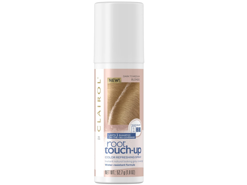 Clairol Root Touch-Up Color Refreshing Spray, Dark To Medium Blonde, 1.8 oz/52.7 g