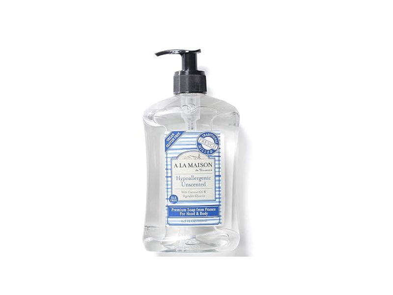 A La Maison De Provence Premium Hand & Body Soap, Coconut Oil & Vegetable Glycerin, 16.9 fl oz/500 mL