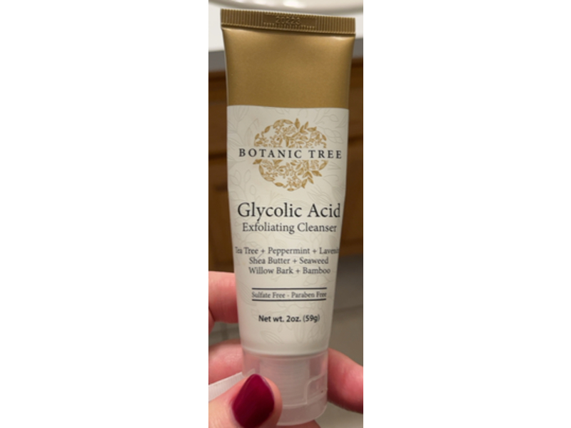 Botanic Tree Glycolic Acid Exfoliating Cleanser, 2 oz/59 g