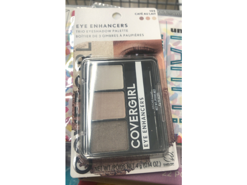 Covergirl Eye Enhancers Trio Eyeshadow Palette, 105 - Cafe Au Lait, 0.14 oz/4 g, Pack Of 3