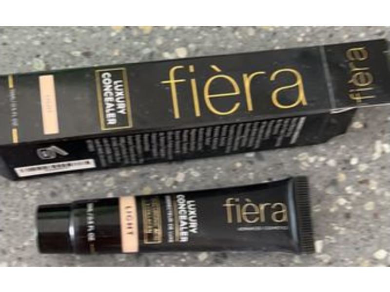 Fiera Advanced Cosmetics Luxury Concealer, Light, 0.5 fl oz/15 mL