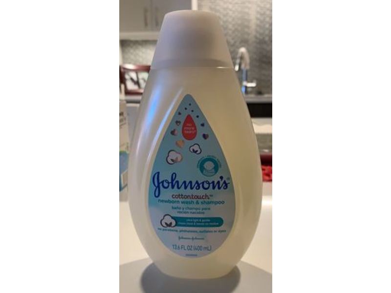 Johnson's Newborn Wash & Shampoo, Cottontouch, 13.6 fl oz/400 mL