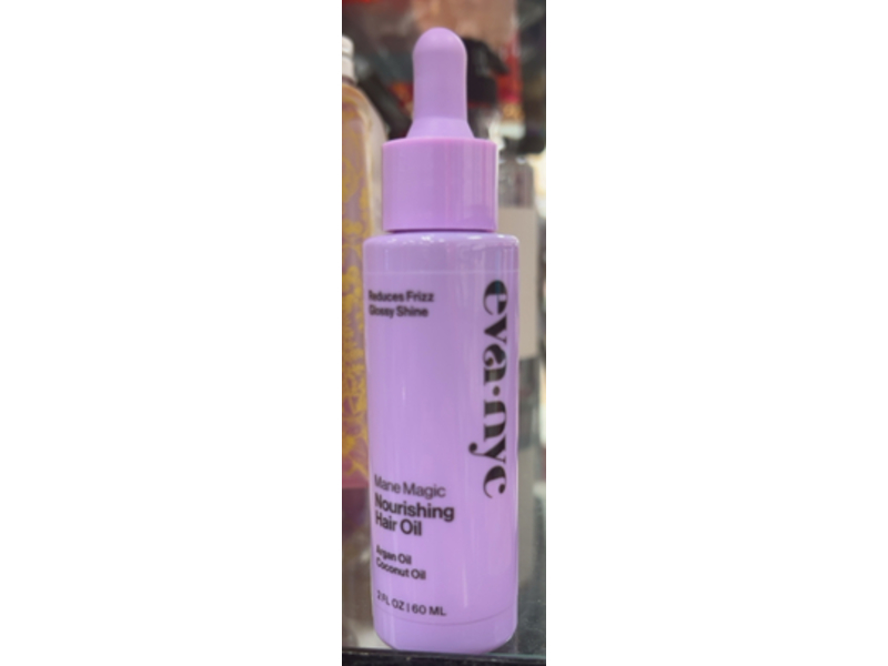 Eva Nyc Mane Magic Nourishing Hair Oil, Argan Oil + Coconut Oil, 2 fl oz/60 mL