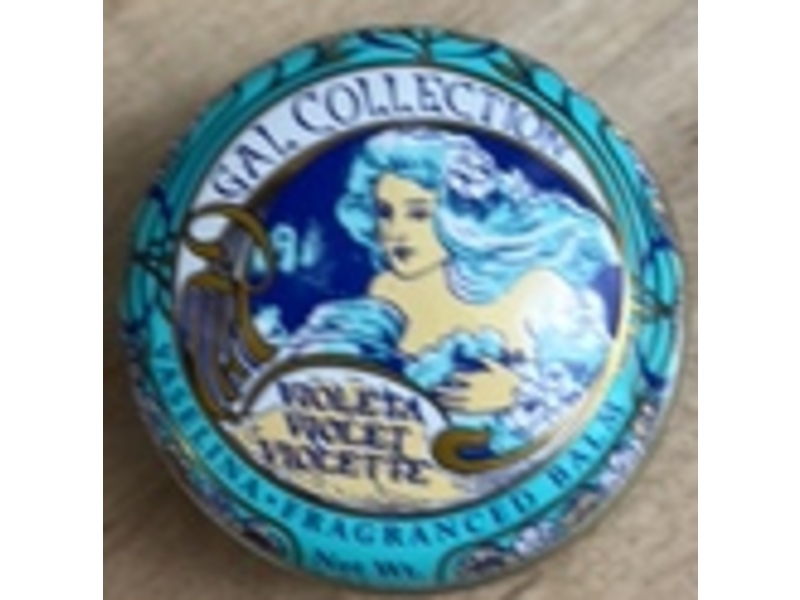 Perfumeria Gal Fragranced Lip Balm Tin, Violet, 53oz/15 mL