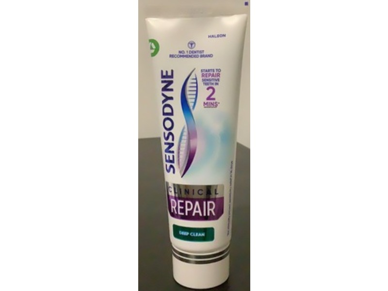 Sensodyne Clinical Repair Sensitive Toothpaste, Deep Clean, 75 mL