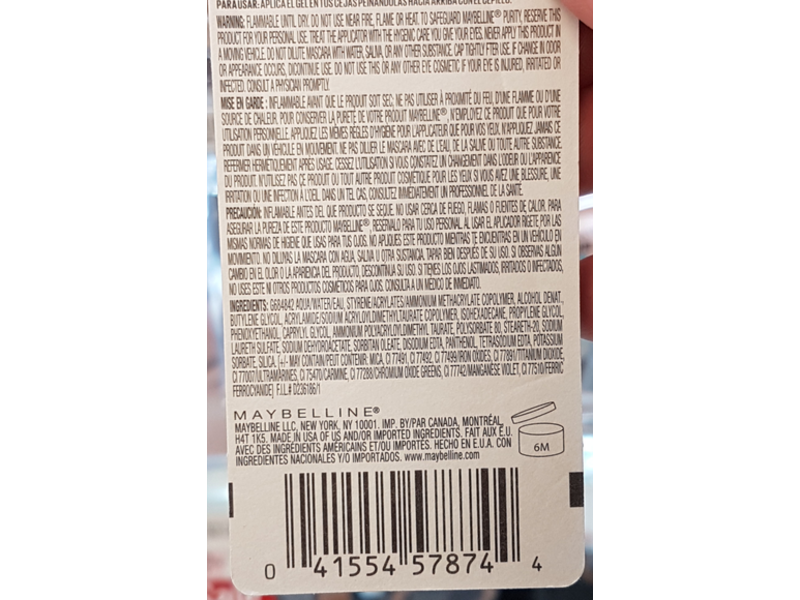 Maybelline New York Brow Fast Sculpt Gel Brow Mascara, Black Brown, 0.09 fl oz/2.75 mL