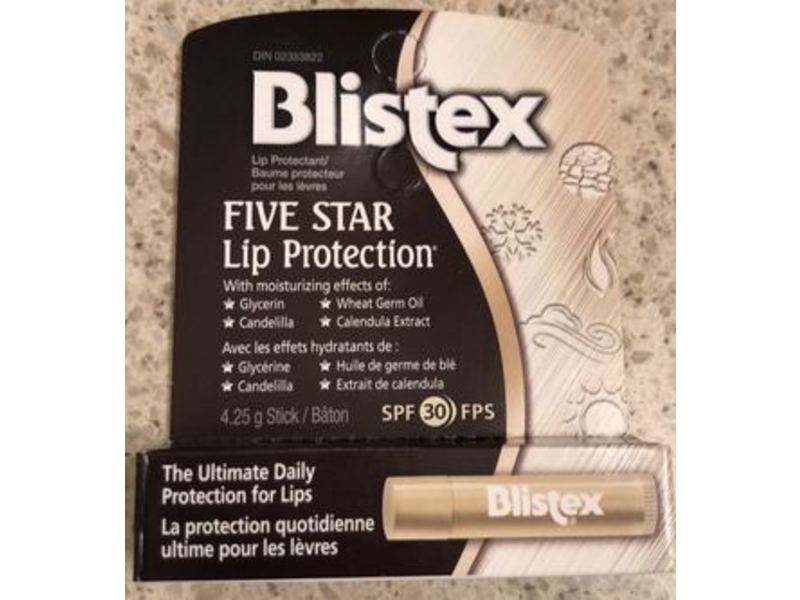 Blistex Five Star Lip Protection, SPF 30, 4.25 g
