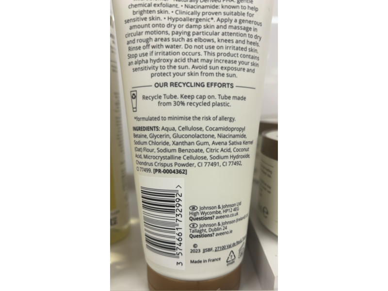 Aveeno Gentle Body Scrub, 200 mL