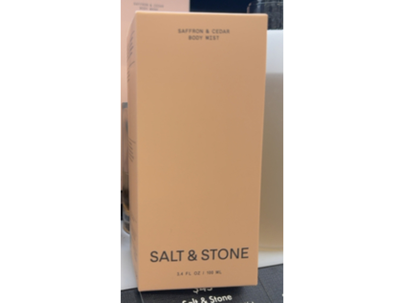 Salt & Stone Body Mist, Saffron & Cedar Scent, 3.4 fl oz/100 mL