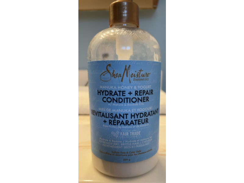 SheaMoisture Hydrate + Repair Conditioner, Manuka Honey & Yogurt, 369 g
