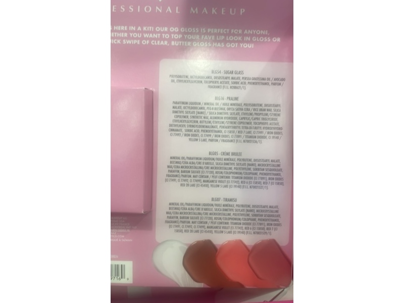 Nyx Professional Makeup Butter Gloss Shiny Gloss Kit