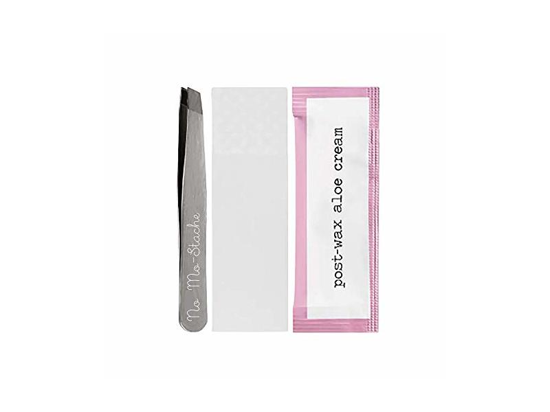 No Mo-Unibrow Eyebrows Hypoallergenic Waxing Srtips Portable Hair Removal Kit, 24 Count