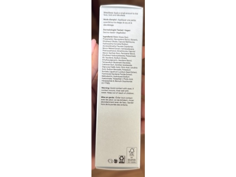 Yise Beauty Xtremely Quenched Peptide Instant Glow Moisturizer, 1.7 fl oz/50 mL