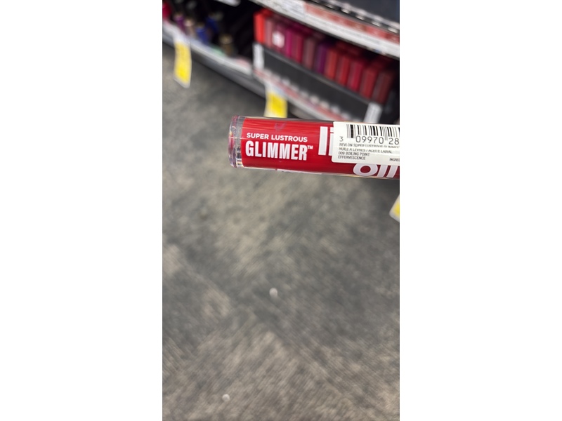 Revlon Super Lustrous Glimmer Lip Oil, 009 Boiling Point, 0.13 fl oz/3.8 mL