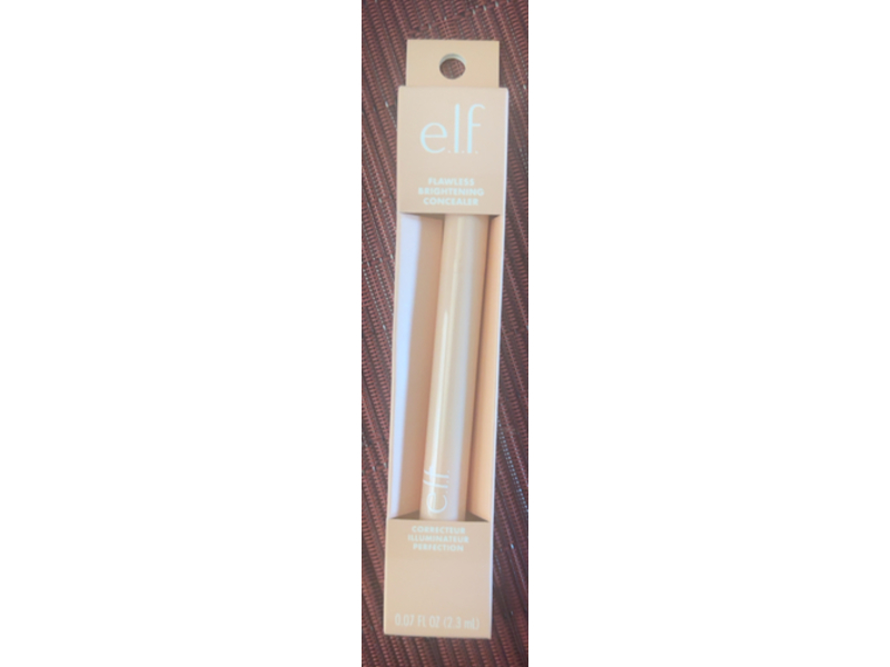 e.l.f. Flawless Brightening Concealer, Light 23C, 0.07 fl oz/2.3 mL