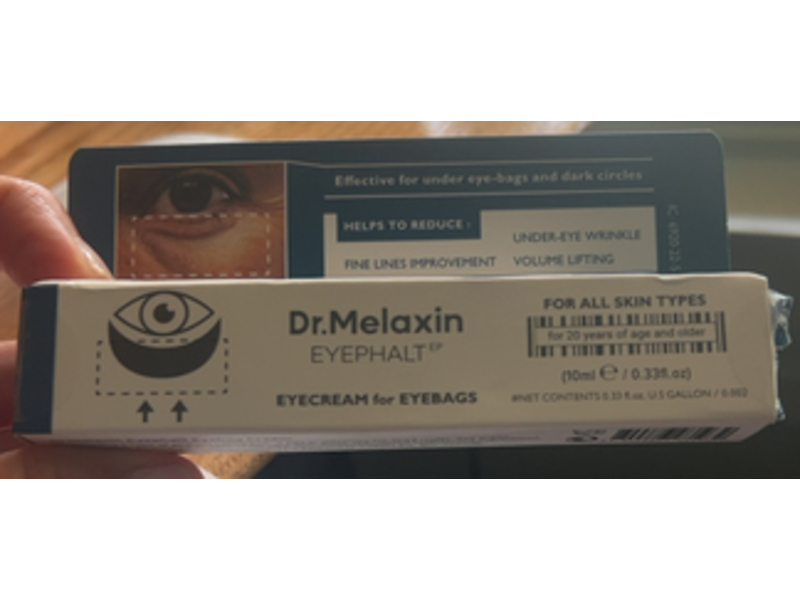 Dr. Melaxin Eyephalt Eyebags Eyecream, 0.33 fl oz/10 mL