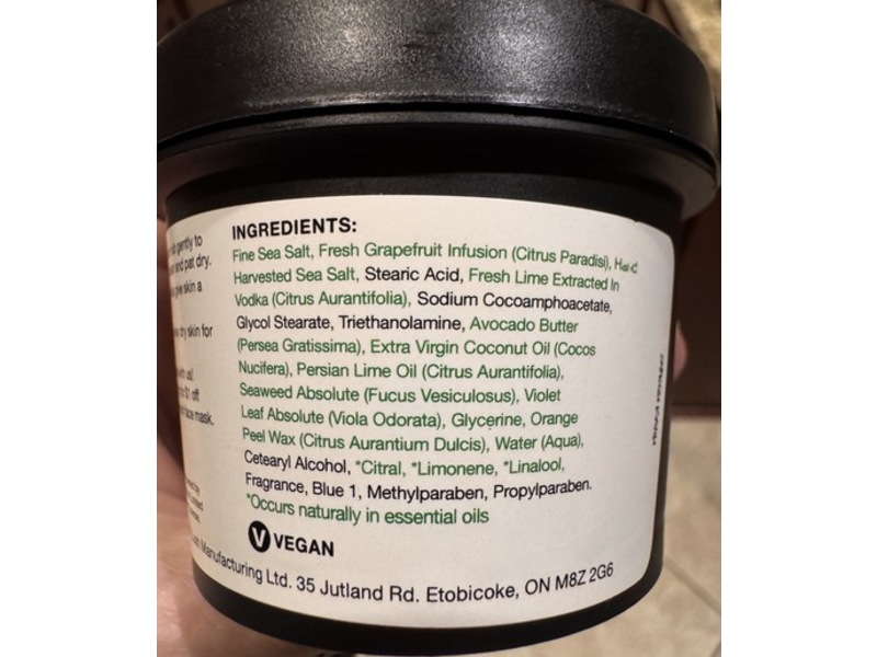 Lush Ocean Salt Face And Body Scrub, 4.2 oz/120 g