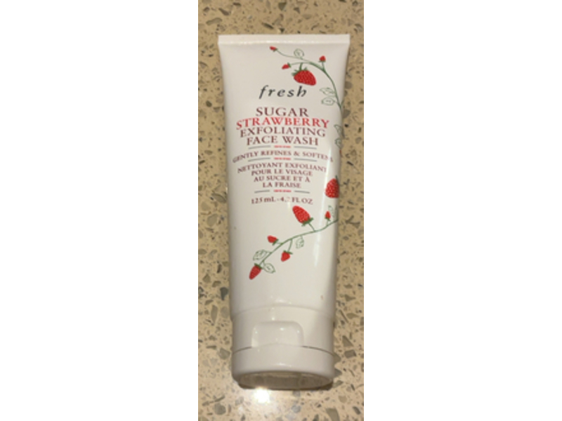 Fresh Exfoliating Face Wash, Sugar Strawberry, 4.2 oz/125 mL