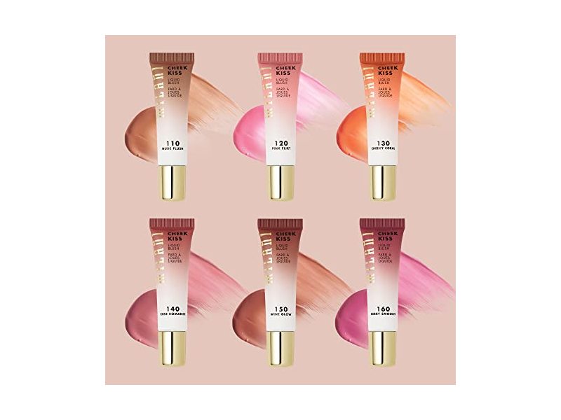 Milani Cheek Kiss Liquid Blush, 110 Nude Flush, 0.37 fl oz/10.8 mL