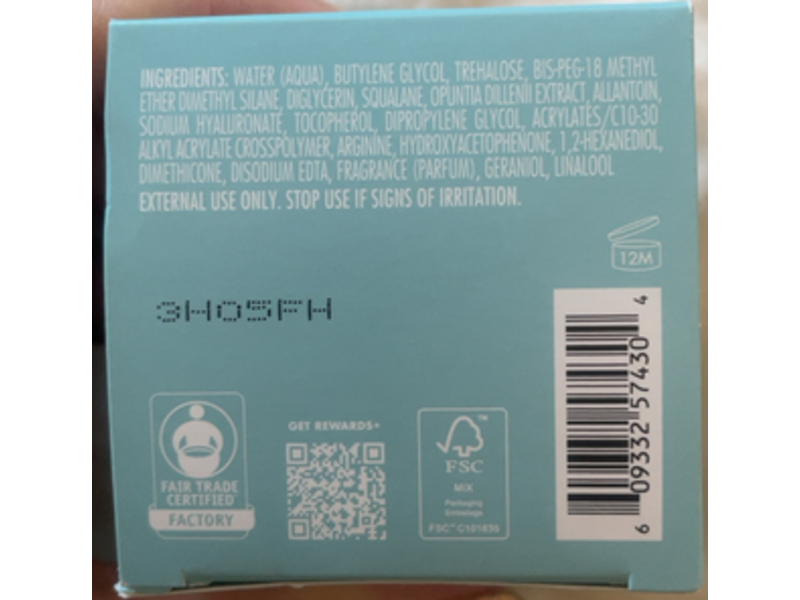 E.L.F. Skin Holy Hydration Gel-Yeah Moisturizer, 1.8 oz/50 g