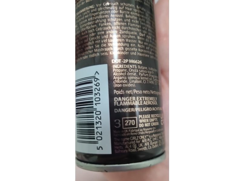 Girlz Only Hair Care Dry Shampoo, Argan Oil, 6.7 fl oz/200 mL